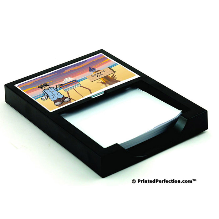 Printed Perfection Personalized Artist Male Memo Holder with 100